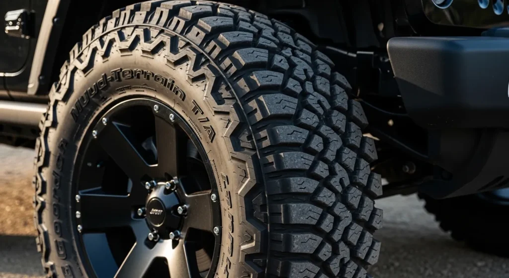 34 V2 spare tire cover for wide aggressive off-road tires