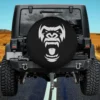 Angry gorilla furious silverback bold graphic spare tire cover no camera hole for Jeep SUV RV