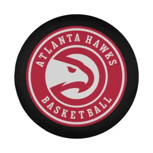 Atlanta Hawks logo basketball design for spare tire cover