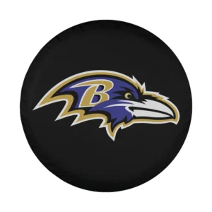 Baltimore Ravens logo black design for spare tire cover