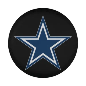 Dallas Cowboys star logo design for NFL spare tire cover