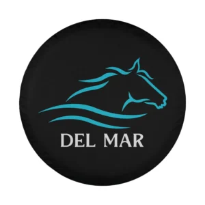 Del Mar horse racing California race track horse head silhouette design