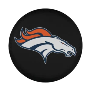 Denver Broncos horse head logo design for spare tire cover