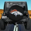Denver Broncos horse head NFL spare tire cover without camera hole
