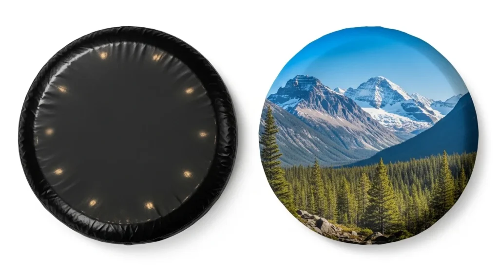 hard vs soft spare tire cover comparison