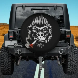 Men Manhood Chef Big Boss Gorilla with Cigarette spare tire cover no camera hole