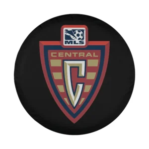 MLS Central Conference shield logo design for spare tire cover