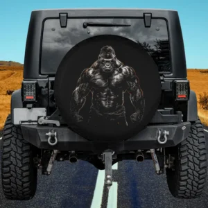 muscular gorilla gym wear bodybuilding spare tire cover no camera hole