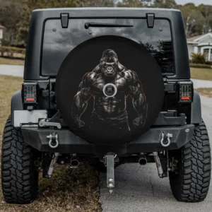muscular gorilla gym wear bodybuilding spare tire cover with camera hole