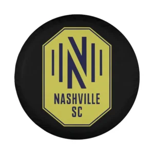 Nashville SC logo octagon design for MLS spare tire cover