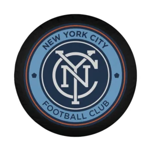 New York City FC circular logo design for spare tire cover