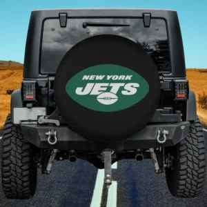 New York Jets football logo spare tire cover no camera hole on Jeep