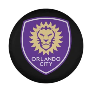 Orlando City SC lion crest design for MLS spare tire cover