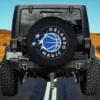 Orlando Magic basketball logo spare tire cover without camera hole on Jeep
