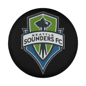 Seattle Sounders FC shield logo design for spare tire cover