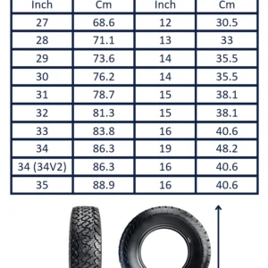Size Chat Tire Cover Print