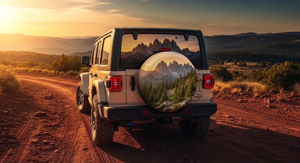 spare tire cover for jeep wrangler custom design