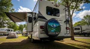 spare tire cover sizes for RV Class C motorhome perfect fit