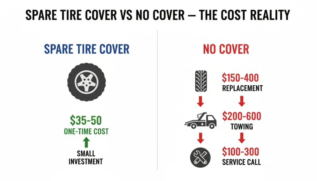 spare tire covers RV worth it cost comparison cover investment vs tire replacement towing