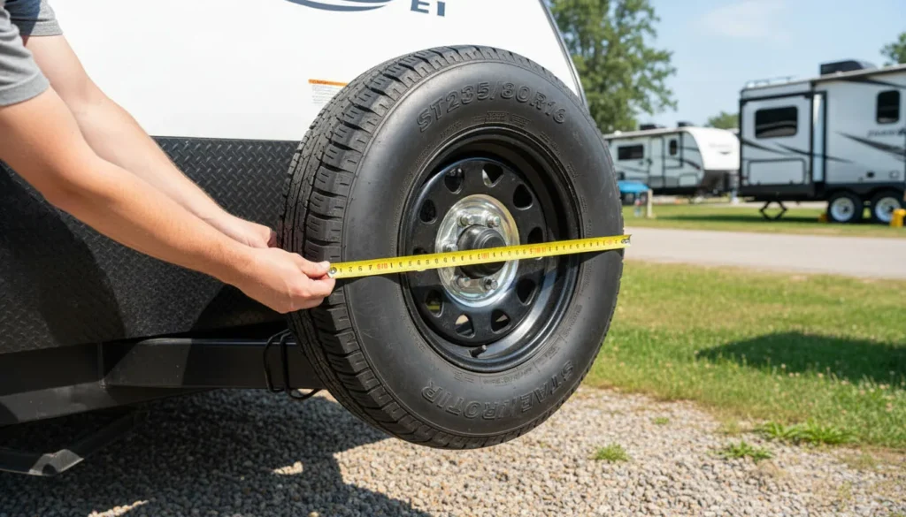 spare tire covers RV worth it measuring ST trailer tire diameter ST235 80R16