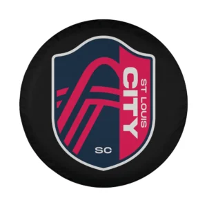 St Louis City SC shield logo design for spare tire cover
