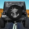 anchor compass rope nautical jeep spare tire cover no camera hole