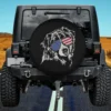 Australian Shepherd American Flag Sunglasses Dog Spare Tire Cover No Camera Hole