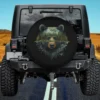 Bear forest pine trees wildlife spare tire cover without camera hole for Jeep