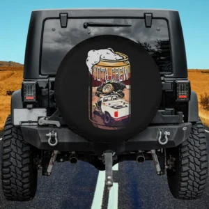 beer can foam rock crawler truck spare tire cover for Honda CRV without camera hole