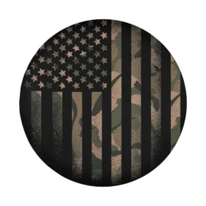 Camo American Flag Camouflage USA design for Jeep Cherokee spare tire cover