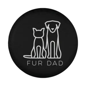 cat dog outline fur dad pet lover design only minimalist line art