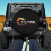 Contra logo pixel art retro gamer nostalgia spare tire cover no camera hole