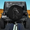 fiddle violin cat musician band strings spare tire cover without camera hole