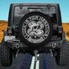 Four Leaf Clover Skull Proverbs 1633 Spare Tire Cover No Camera Hole