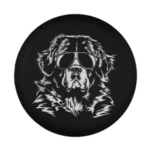 funny aviator sunglasses proud newfoundland dog line art design