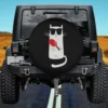 funny cat sunglasses ping pong cartoon spare tire cover with no camera hole