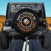 Funny orienteering compass don't follow me spare tire cover with no camera hole for camper, Jeep, and RV