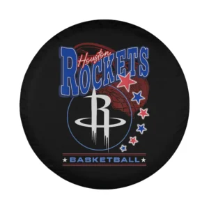 Houston Rockets Americana stars basketball design for spare tire cover