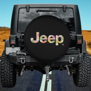 iconic floral Jeep logo officially licensed spare tire cover no camera hole