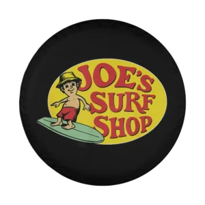 Joe's Surf Shop cartoon surfer vintage surf style graphic design only