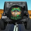 Leprechaun Hat Rainbow Irish Pugs St Patricks Day Spare Tire Cover No Camera Hole