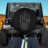 Magical Viking compass Vegvisir runes spare tire cover with no camera hole for travel trailer, Jeep, or RV