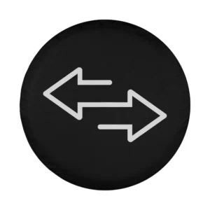 Minimalist double arrow bi pride symbol design for spare tire cover