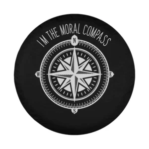 moral compass compass rose group vacation spare tire cover design only