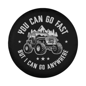 off road monster truck and mountain stars design for spare tire cover