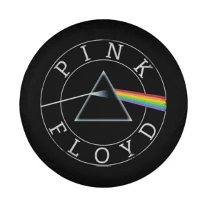 Pink Floyd prism rainbow circle band logo design for spare tire cover
