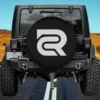 RC car racing logo remote controlled fan spare tire cover with no camera hole for Ford Bronco
