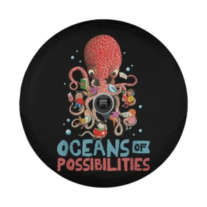 reading octopus books oceans of possibilities summer reading tire cover design only