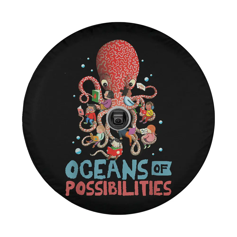 reading octopus books oceans of possibilities summer reading tire cover design only