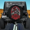 San Francisco bridge sugar skull dia de los muertos spare tire cover no camera hole